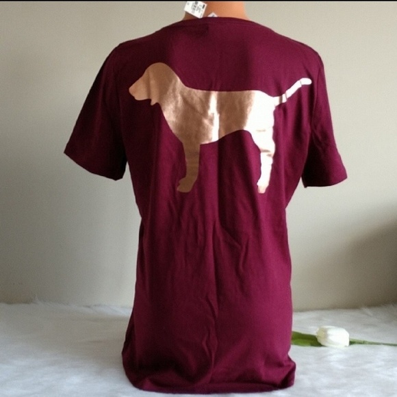 ❌🎀SET🎀Size L PINK VS TEE + LEGGINGS SIZE L.nwt - Picture 3 of 5